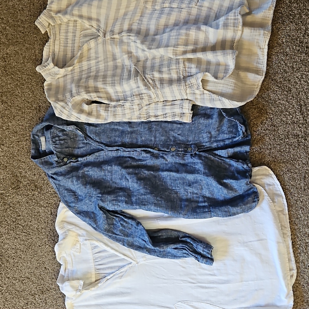 Set of 3 CP Shades Long Sleeve Dresses with Pockets